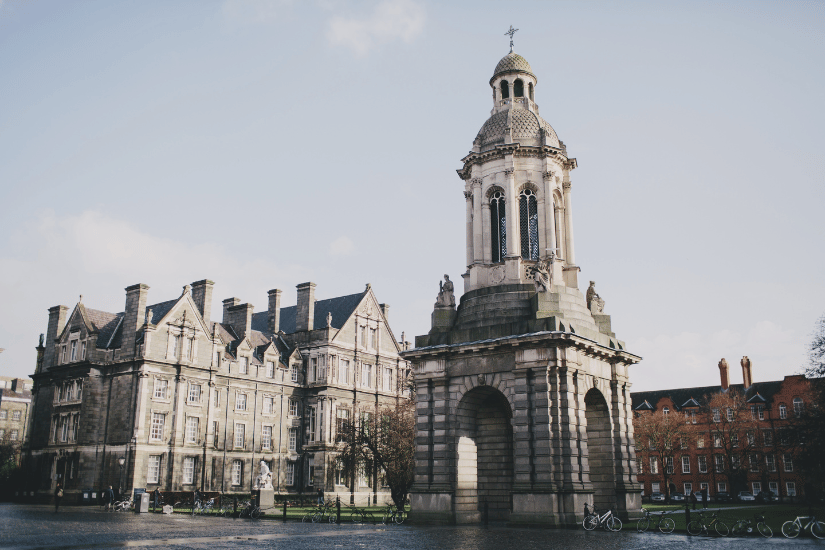 the trinity college campus, Dublin