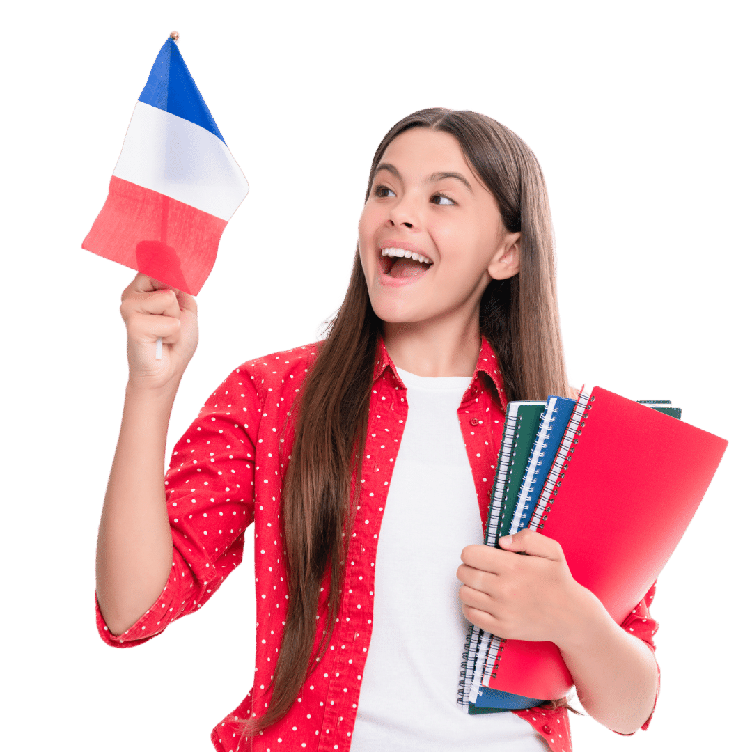 Happy girl planning to study in Europe from India