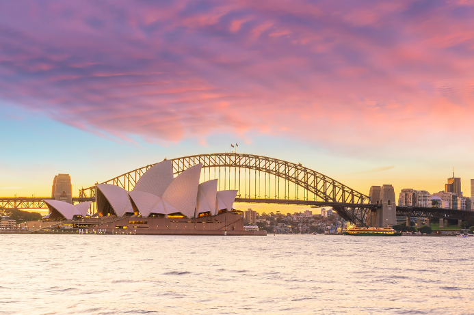 Downtown Sydney Skyline Australia